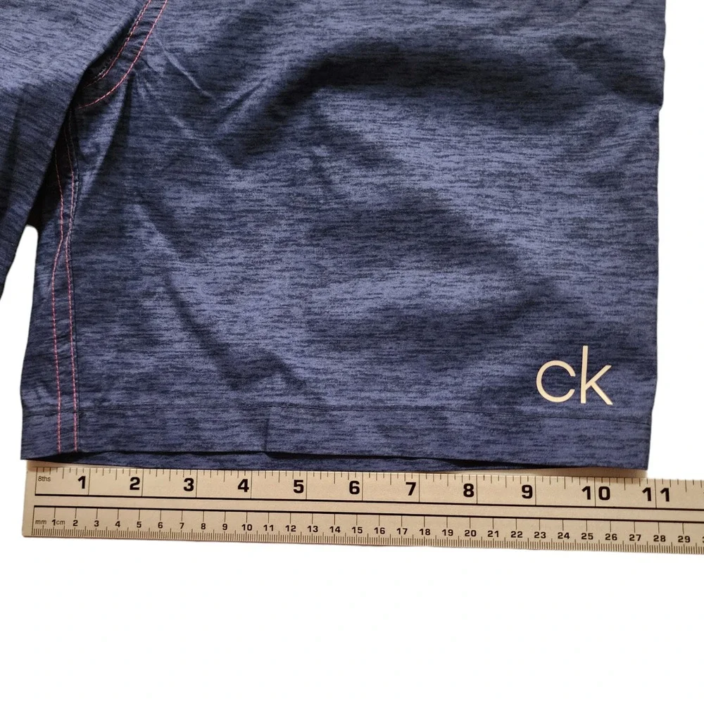 Calvin Klein Men's Swim Trunks Shorts Drawstrings Lined 4 Pockets 50 UPF+ Size S